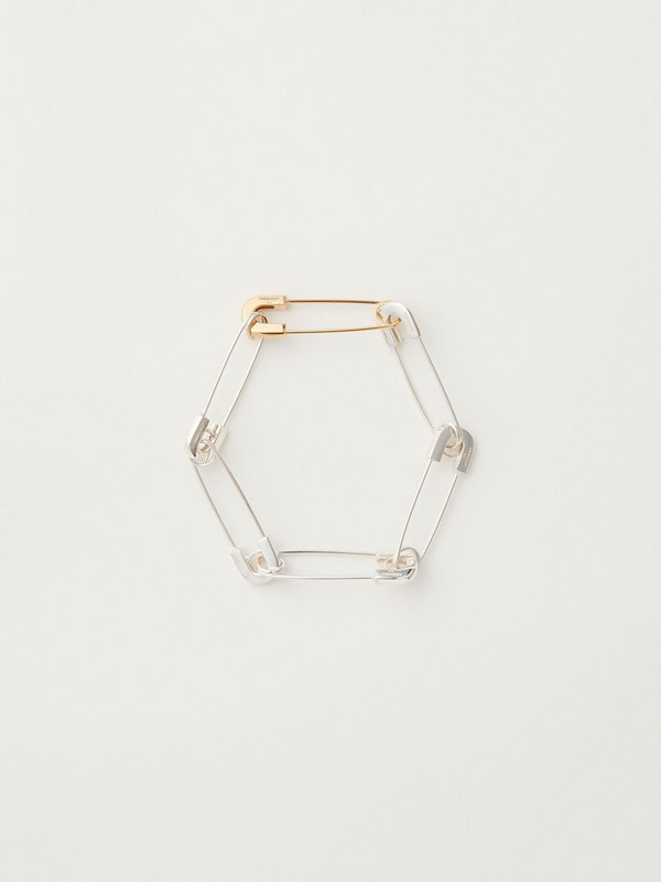 SAFETY PIN LINK BRACELET
