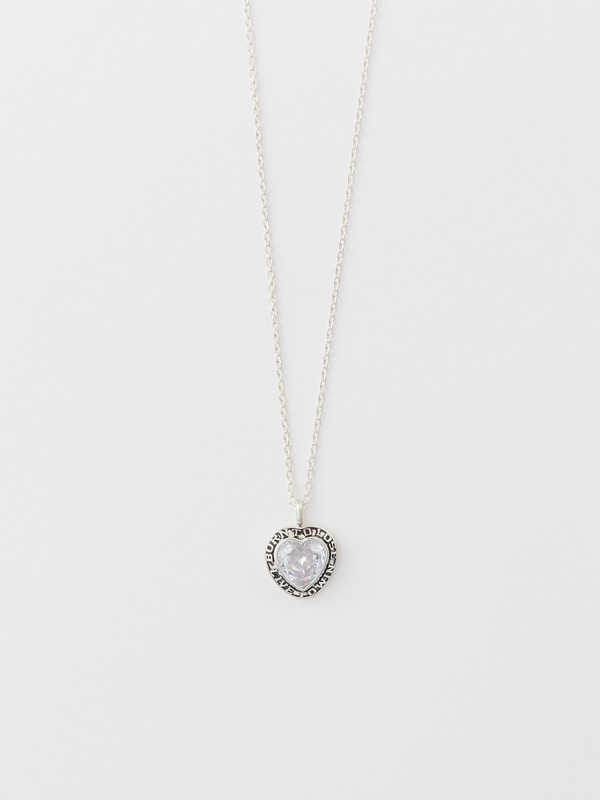 HEART CLASS RING CHARM NECKLACE