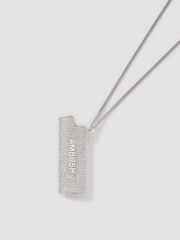 PAVE LIGHTER CASE NECKLACE
