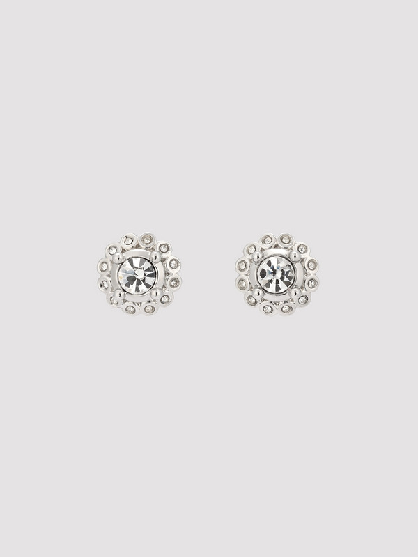 CRYSTAL FLOWER EARRINGS