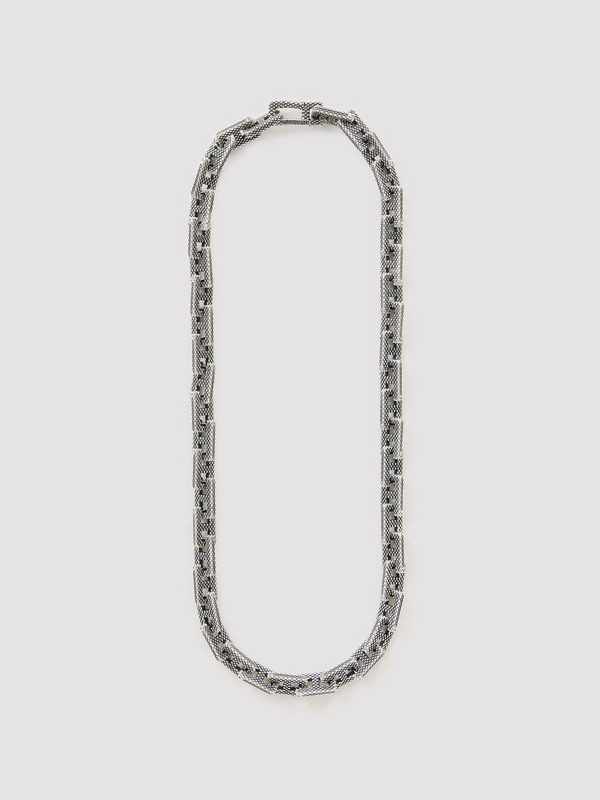 TEXTUERD A CHAIN NECKLACE