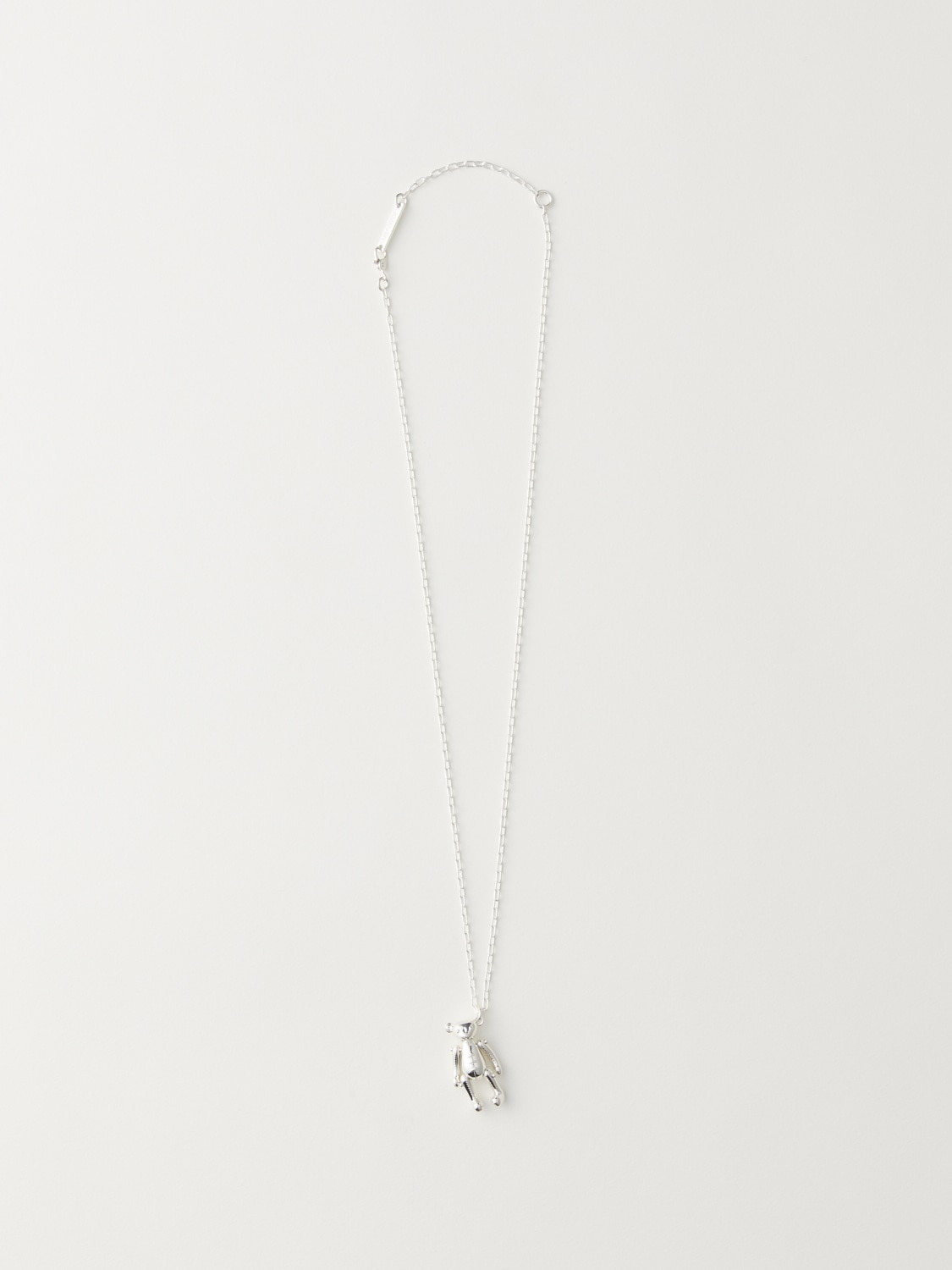 TEDDY BEAR CHARM NECKLACE 詳細画像 Silver 2