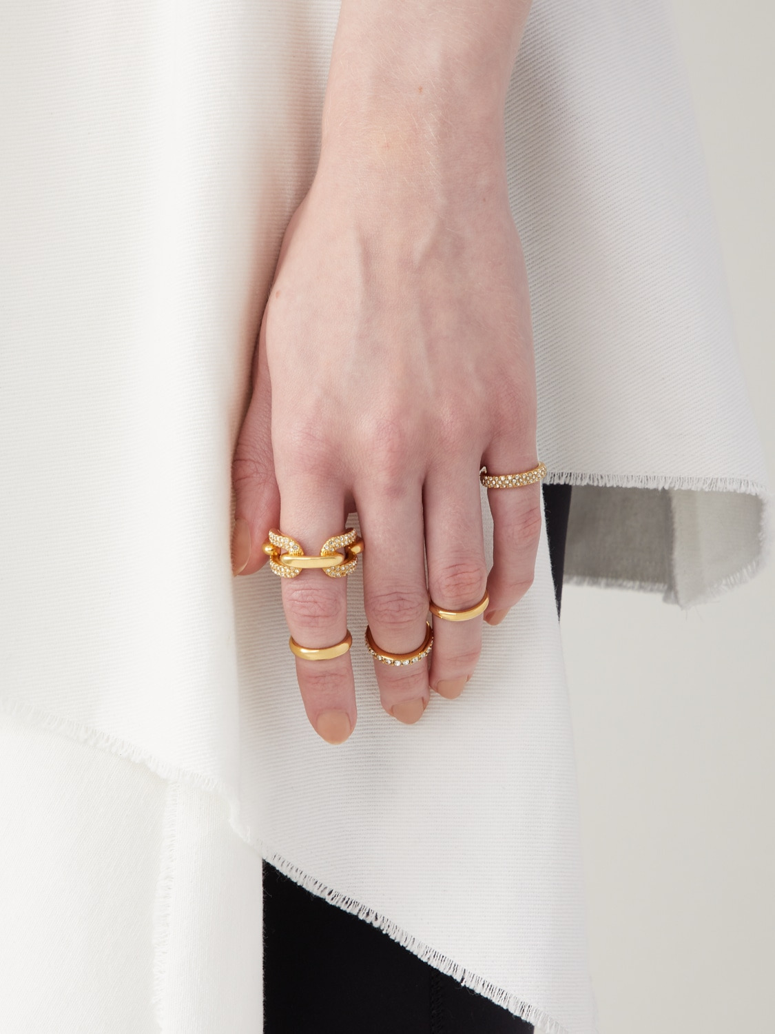 CHAIN RING 2 (CRYSTAL) 詳細画像 Gold 2