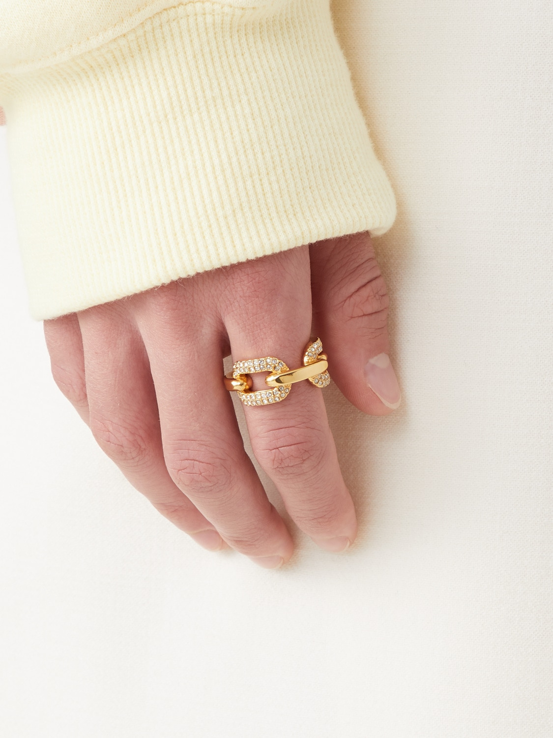 CHAIN RING 2 (CRYSTAL) 詳細画像 Gold 3