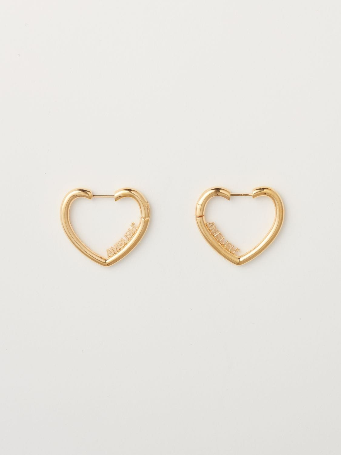 MINI HEART HOOP EARRINGS 詳細画像 Gold 1