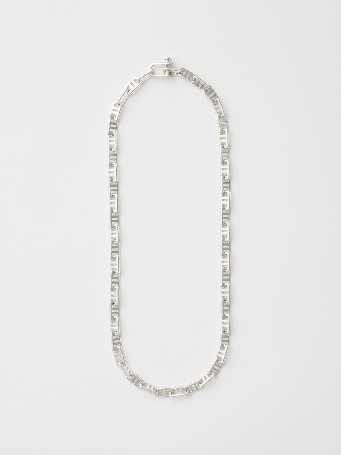 SMALL MONOGRAM CHAIN NECKLACE 詳細画像 Silver 1