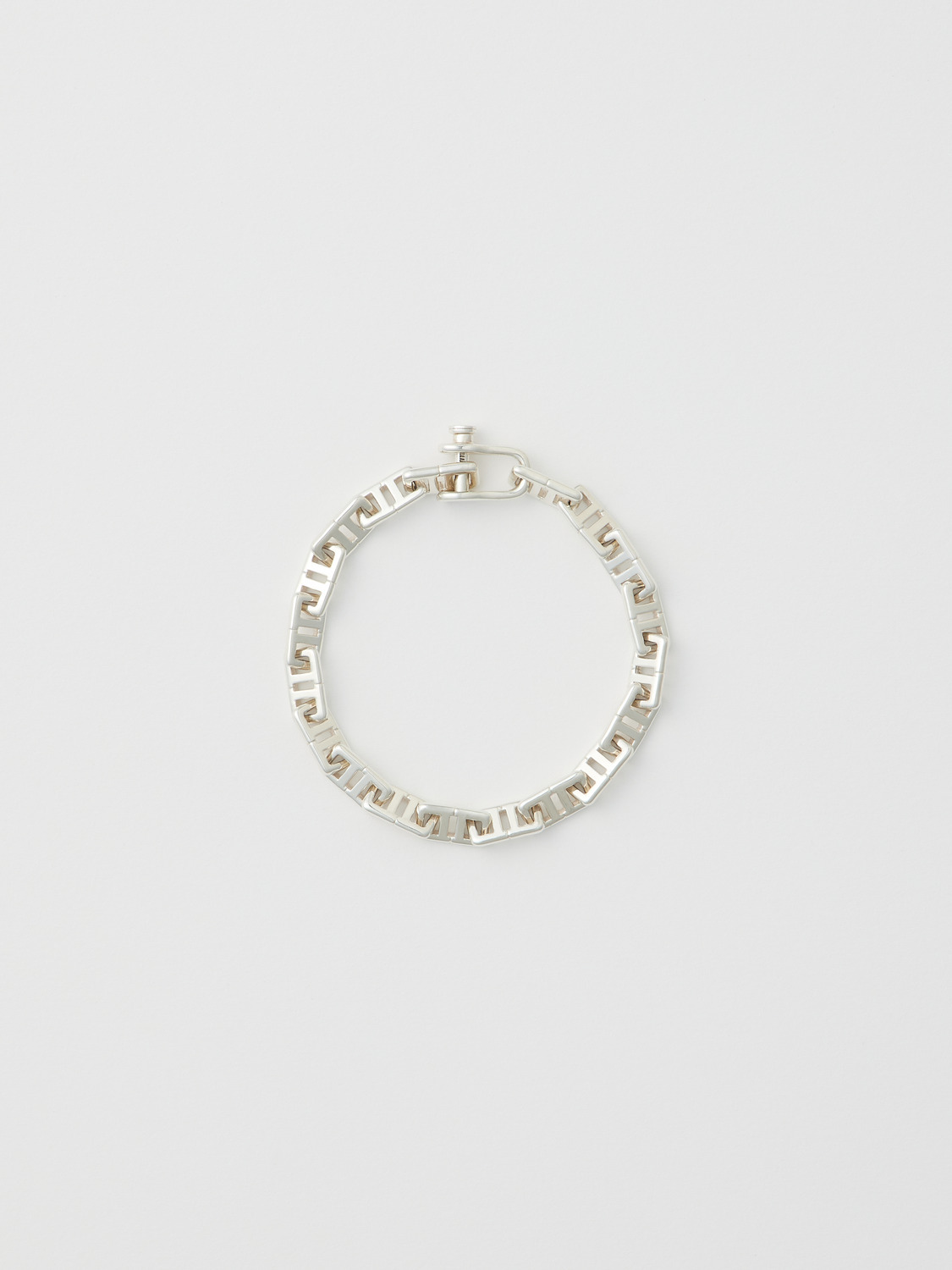 SMALL MONOGRAM CHAIN BRACELET 詳細画像 Silver 1