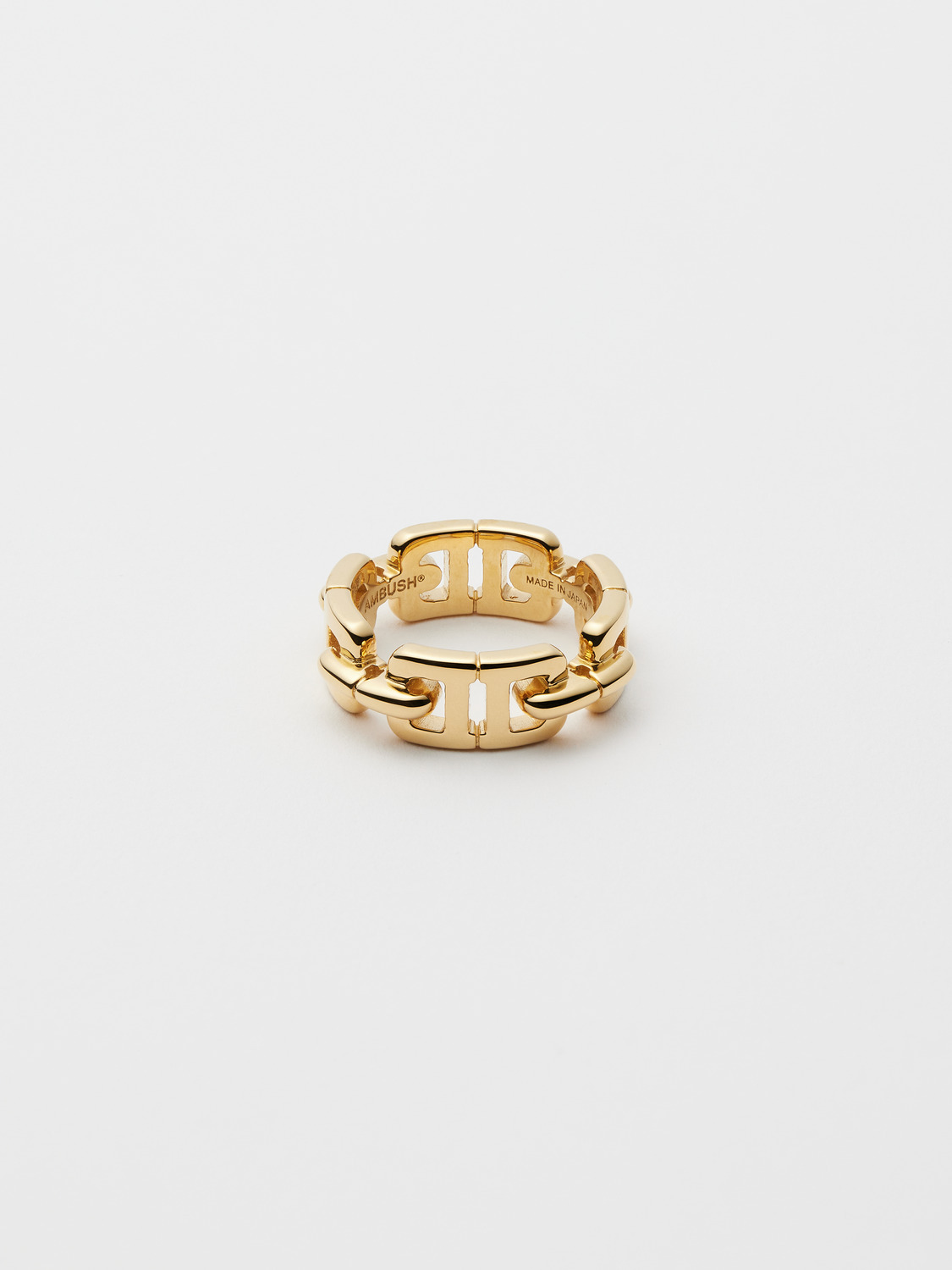 SMALL MONOGRAM CHAIN RING 詳細画像 Gold 1