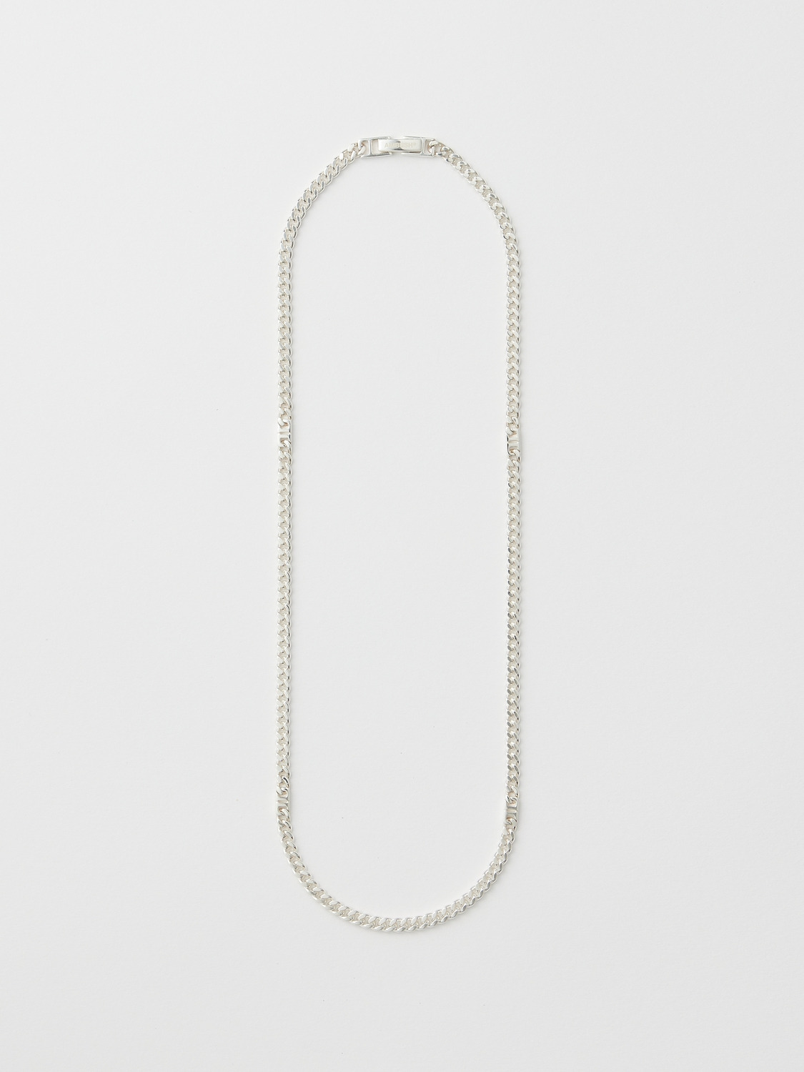 MONOGRAM LINK CHAIN NECKLACE S 詳細画像 Silver 1