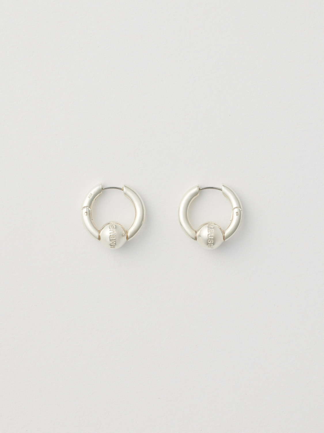 MINI BALL CLOSURE EARRINGS 詳細画像 Silver 1