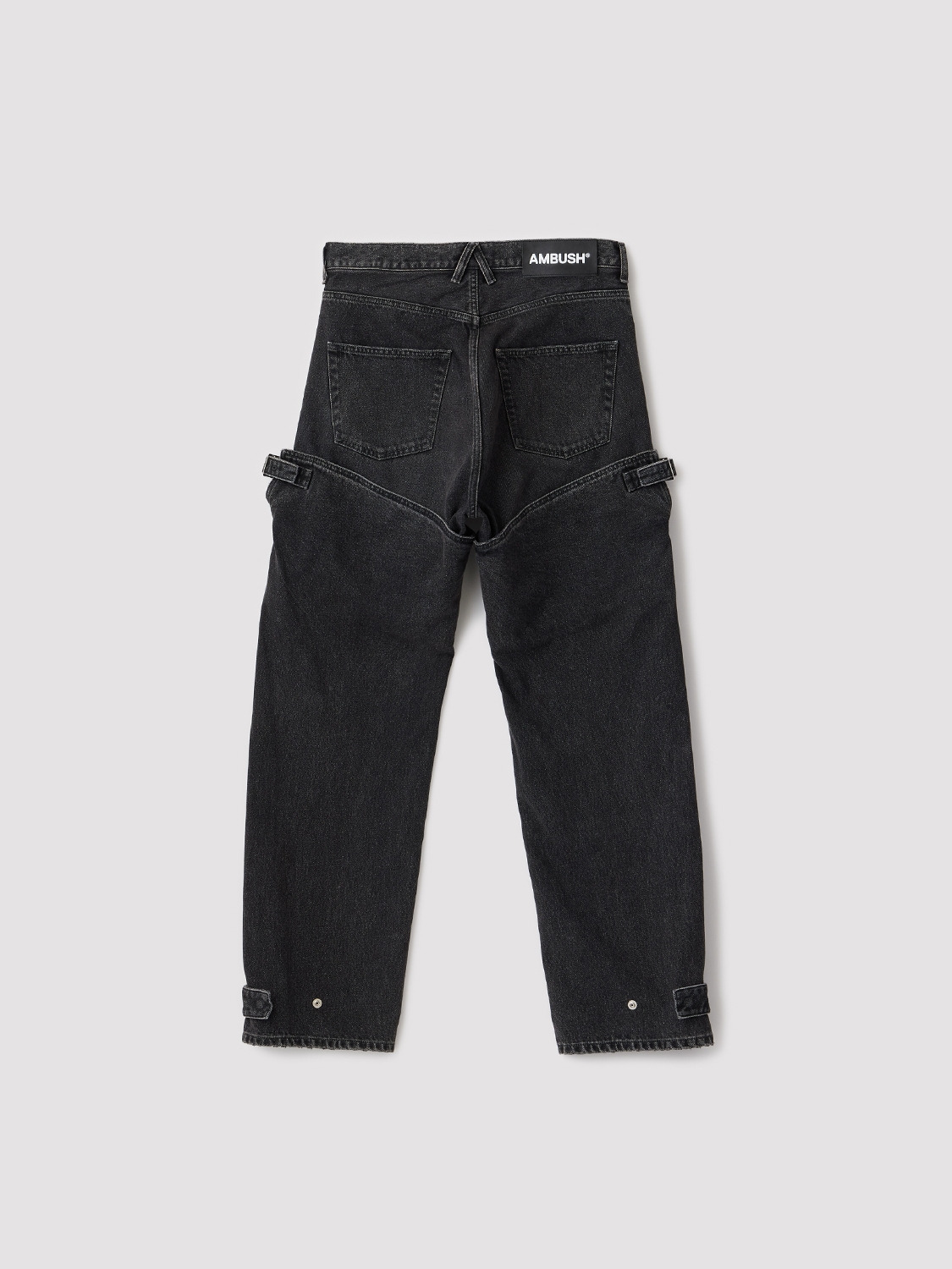 LADIES BOOTS DETAIL DENIM PANTS 詳細画像 Black 2