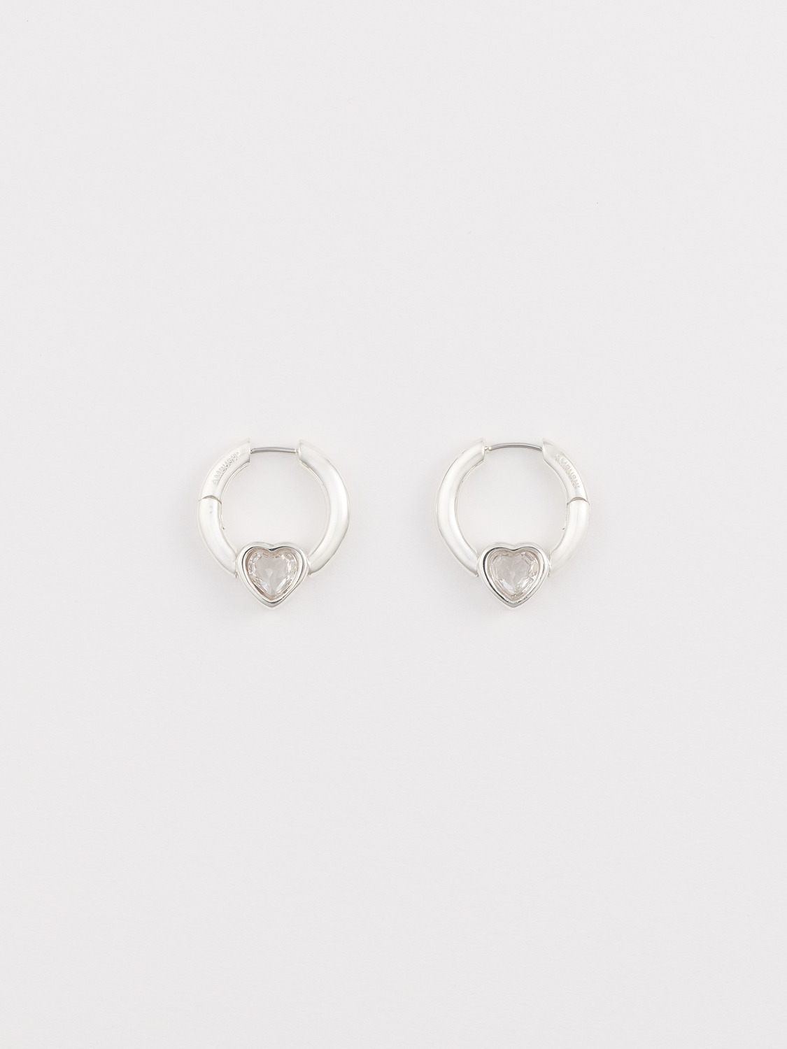 HEART CLOSURE EARRINGS 詳細画像 Silver 1