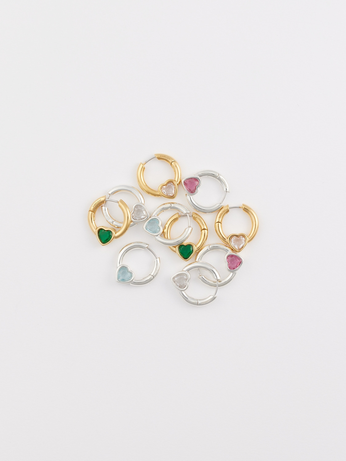 HEART CLOSURE EARRINGS 詳細画像 G.Green 2