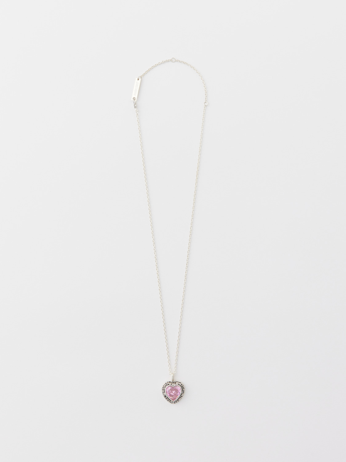 HEART CLASS RING CHARM NECKLACE 詳細画像 S.Pink 2