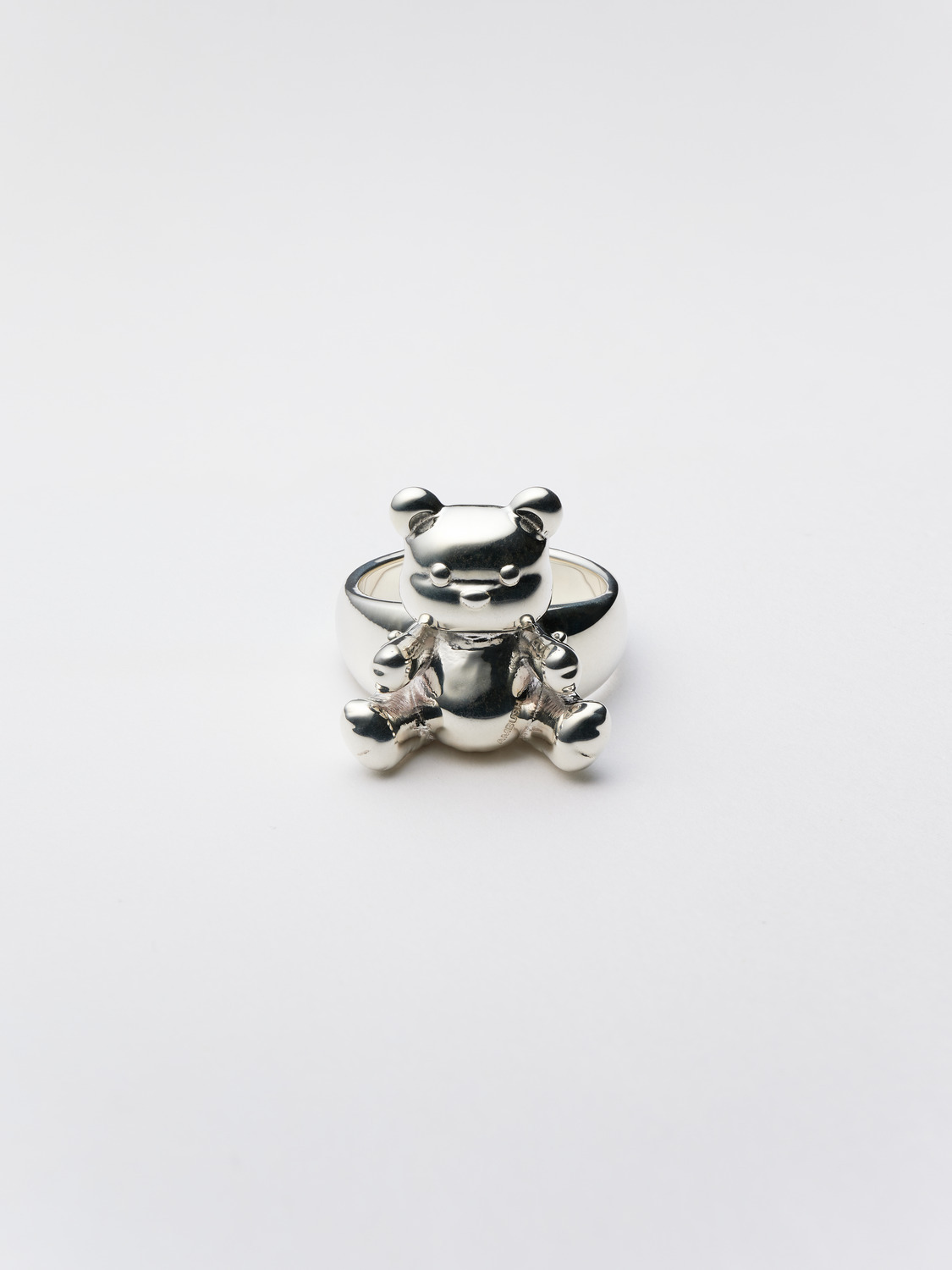 INFLATED TEDDY BEAR RING 詳細画像 Silver 2