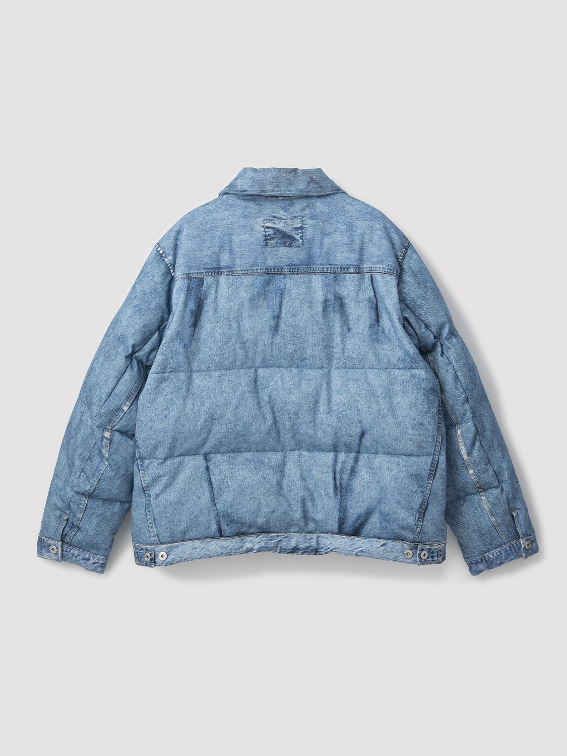 DIGITAL PRINT DENIM PUFFER JACKET 詳細画像 L.Blue 2