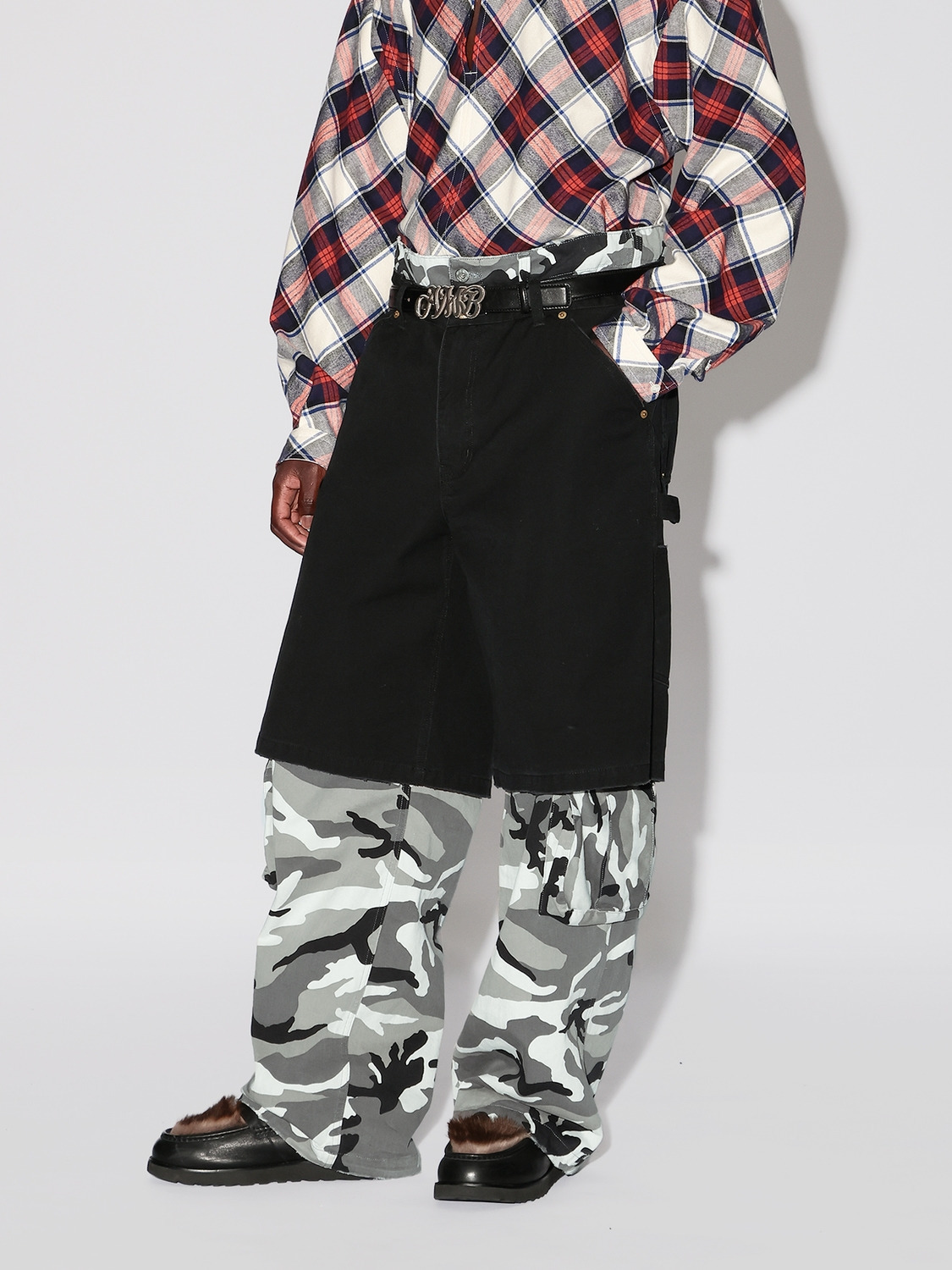 CANVAS LAYERED PANTS 詳細画像 Black 3