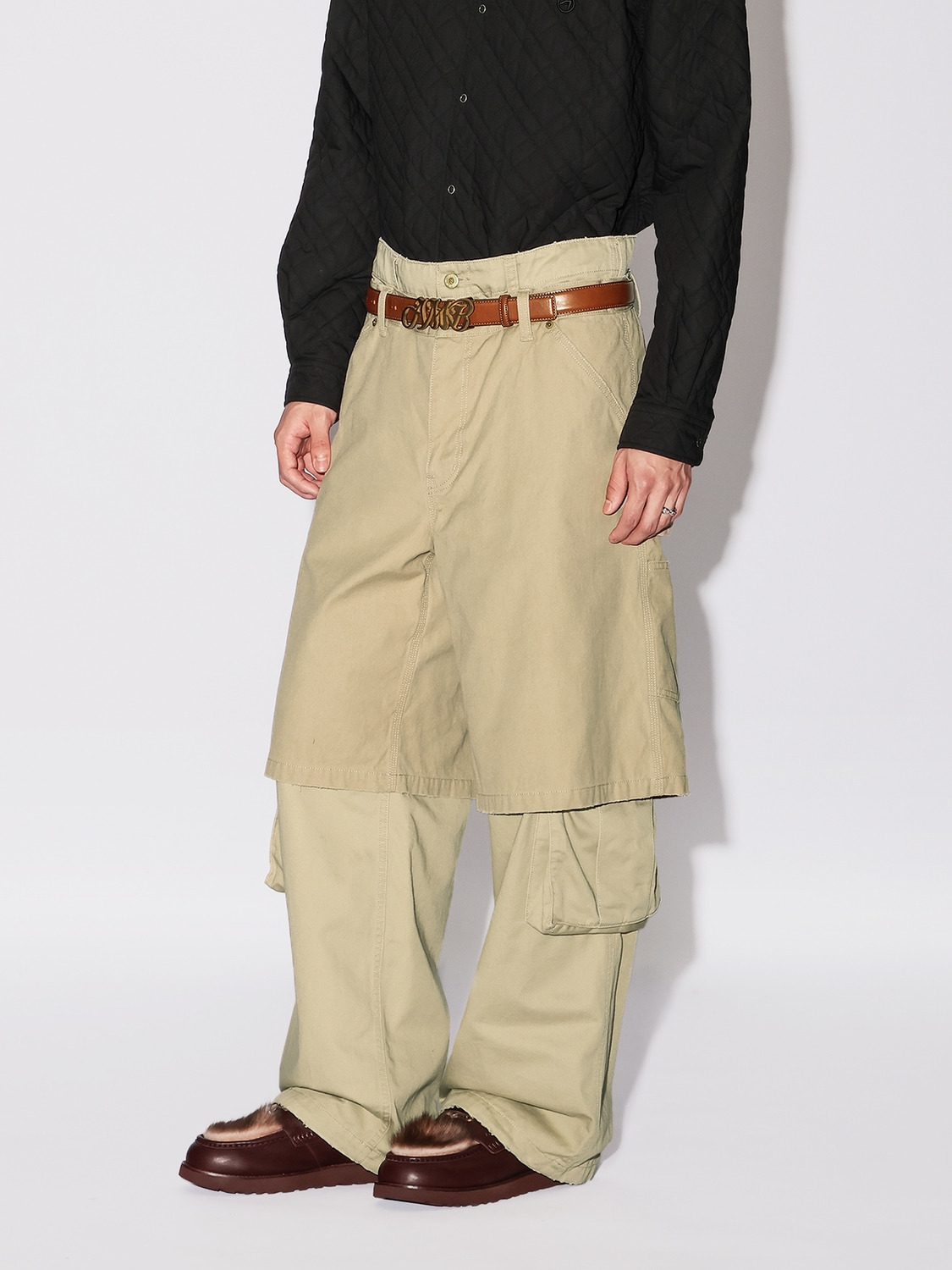 CANVAS LAYERED PANTS 詳細画像 Beige 3