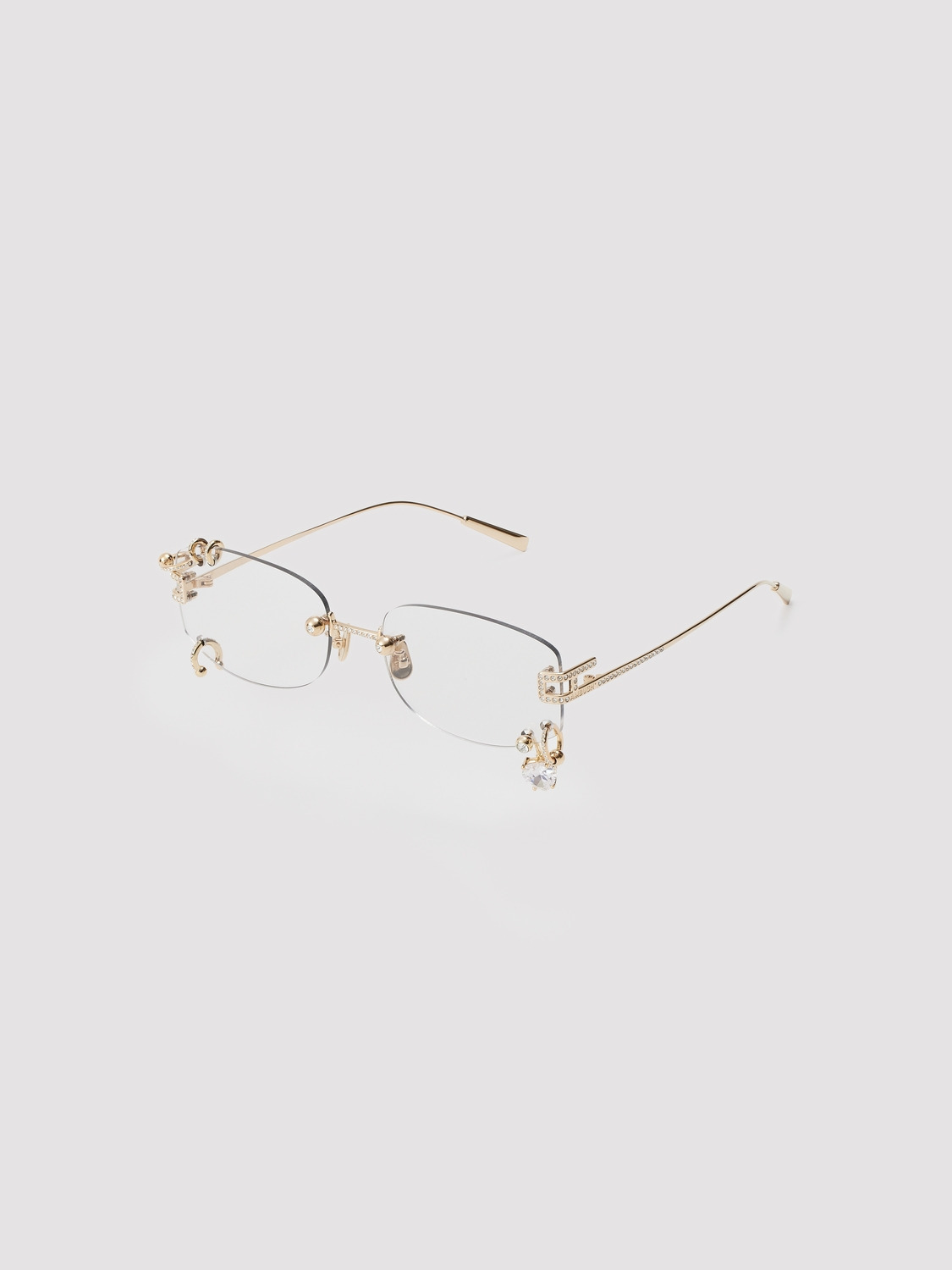 CRYSTAL PIERCED 詳細画像 Gold 2