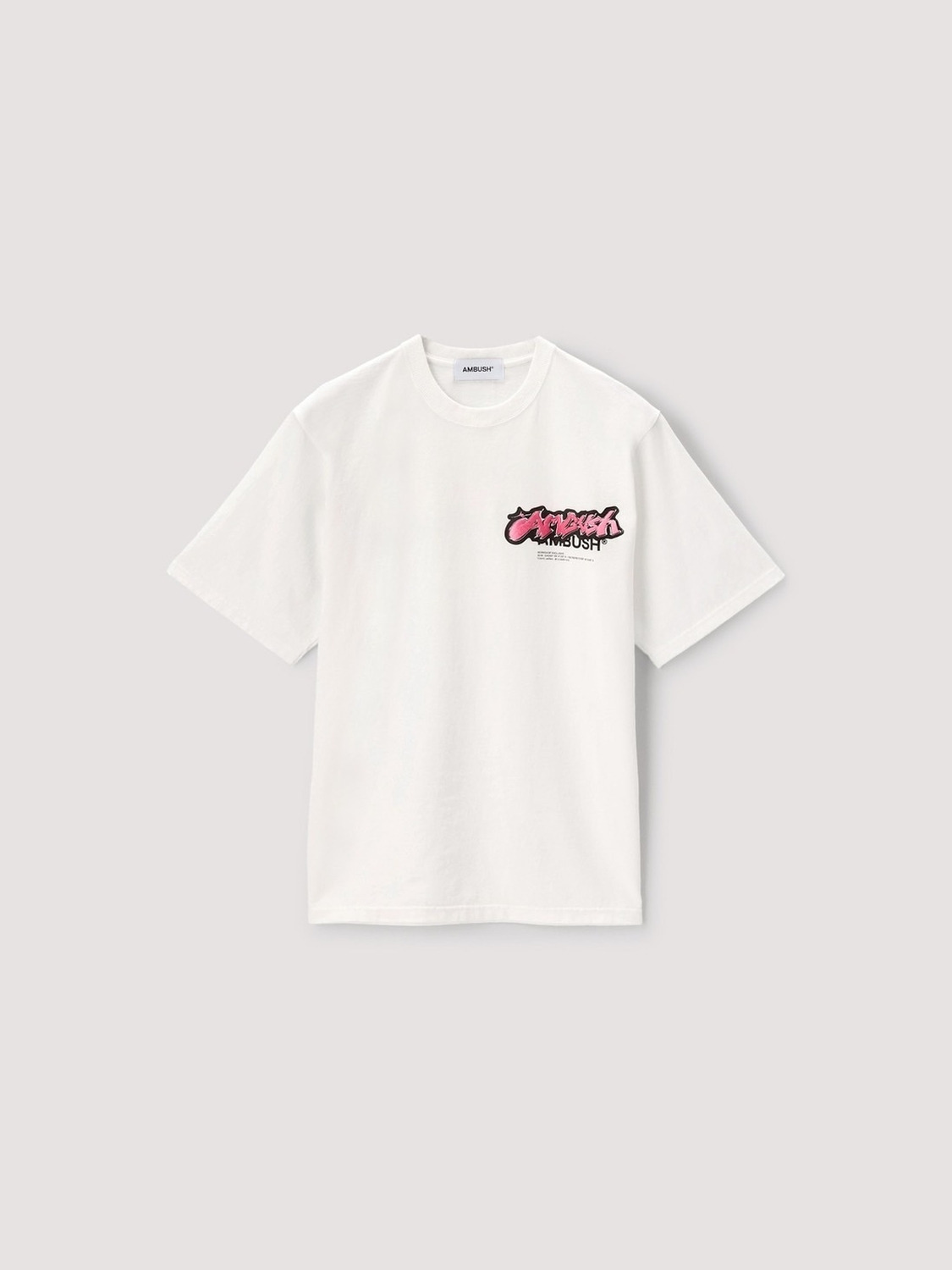 OVER DYE STRICKERS LOGO T-SHIRT 詳細画像 White 2