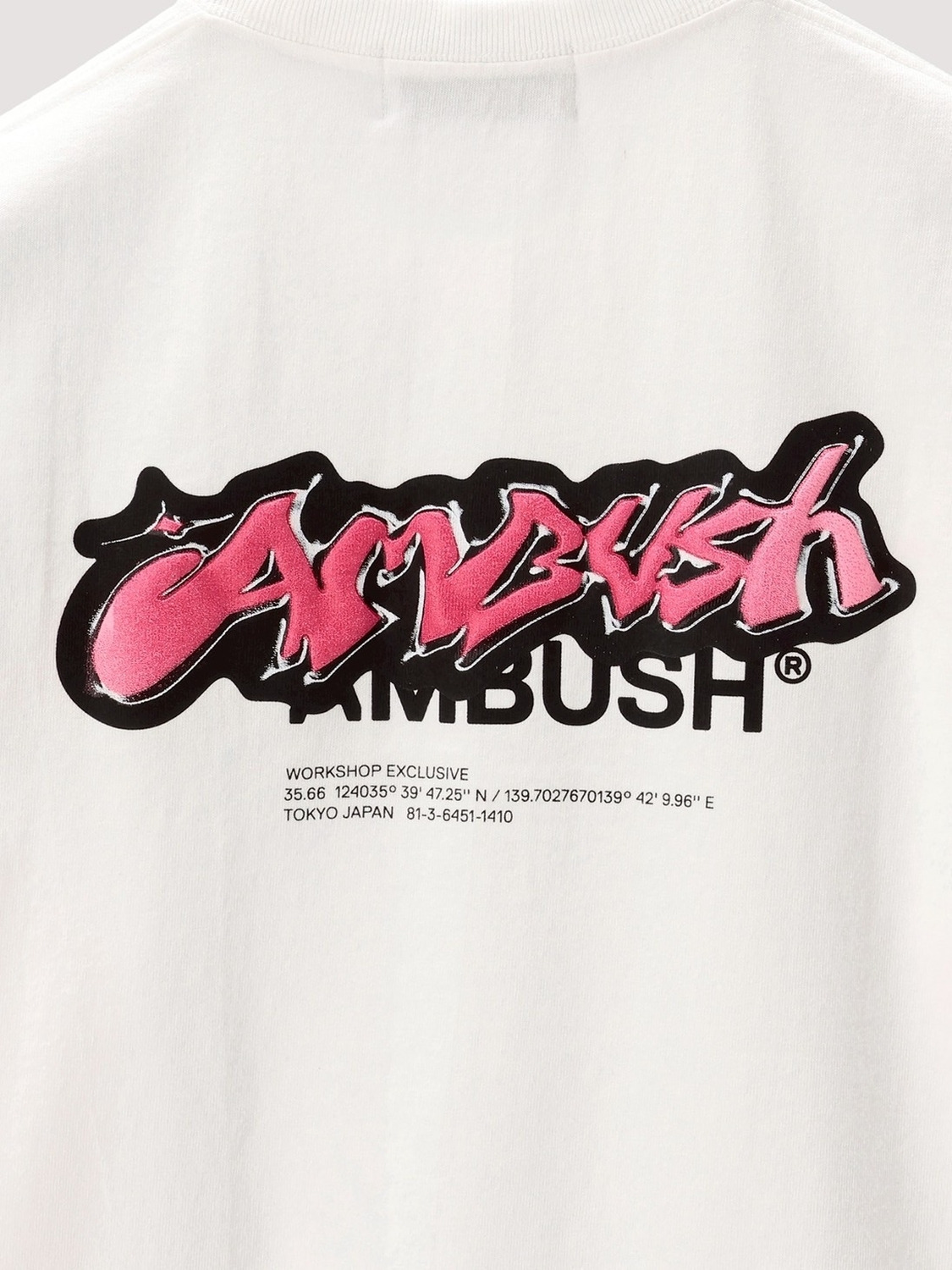 OVER DYE STRICKERS LOGO T-SHIRT 詳細画像 White 3