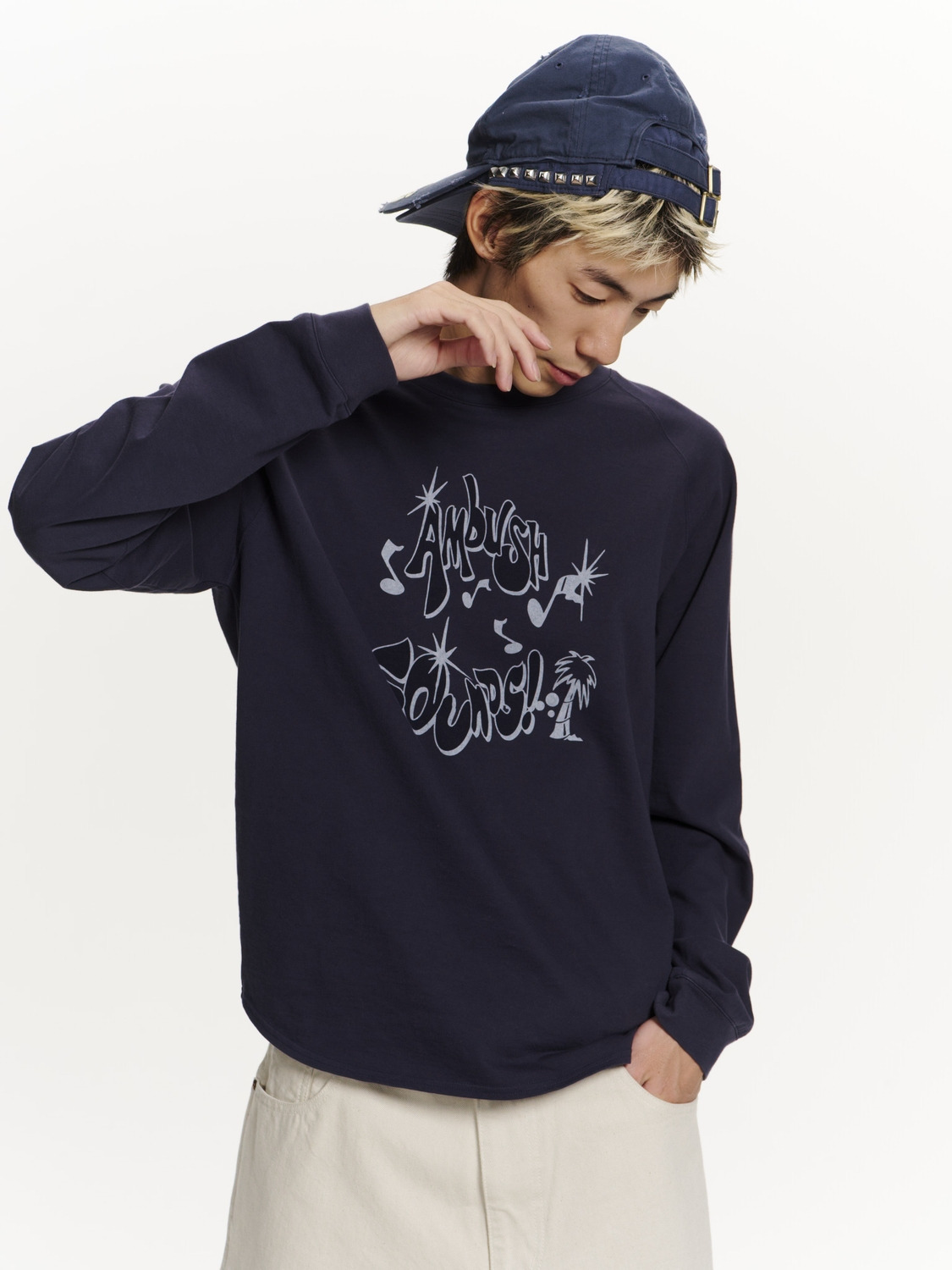 RAGLAN LONG SLEEVE T-SHIRT 詳細画像 Blue 3