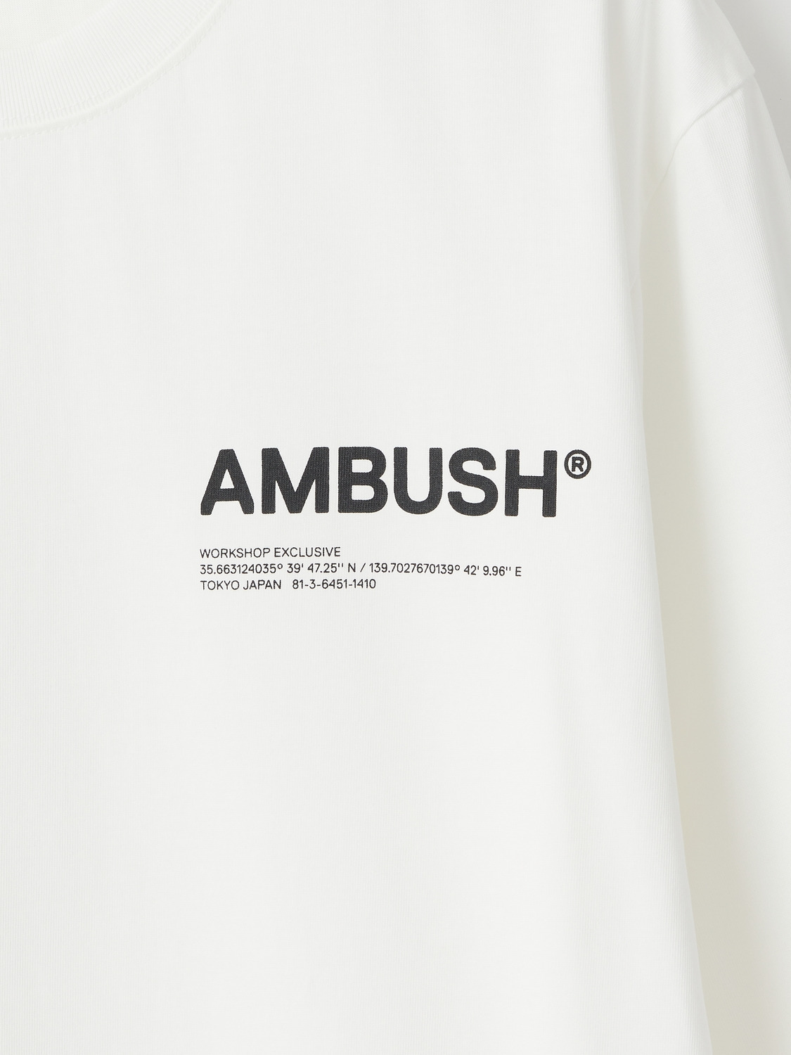 JERSEY WORKSHOP L/S T-SHIRT 詳細画像 White 3