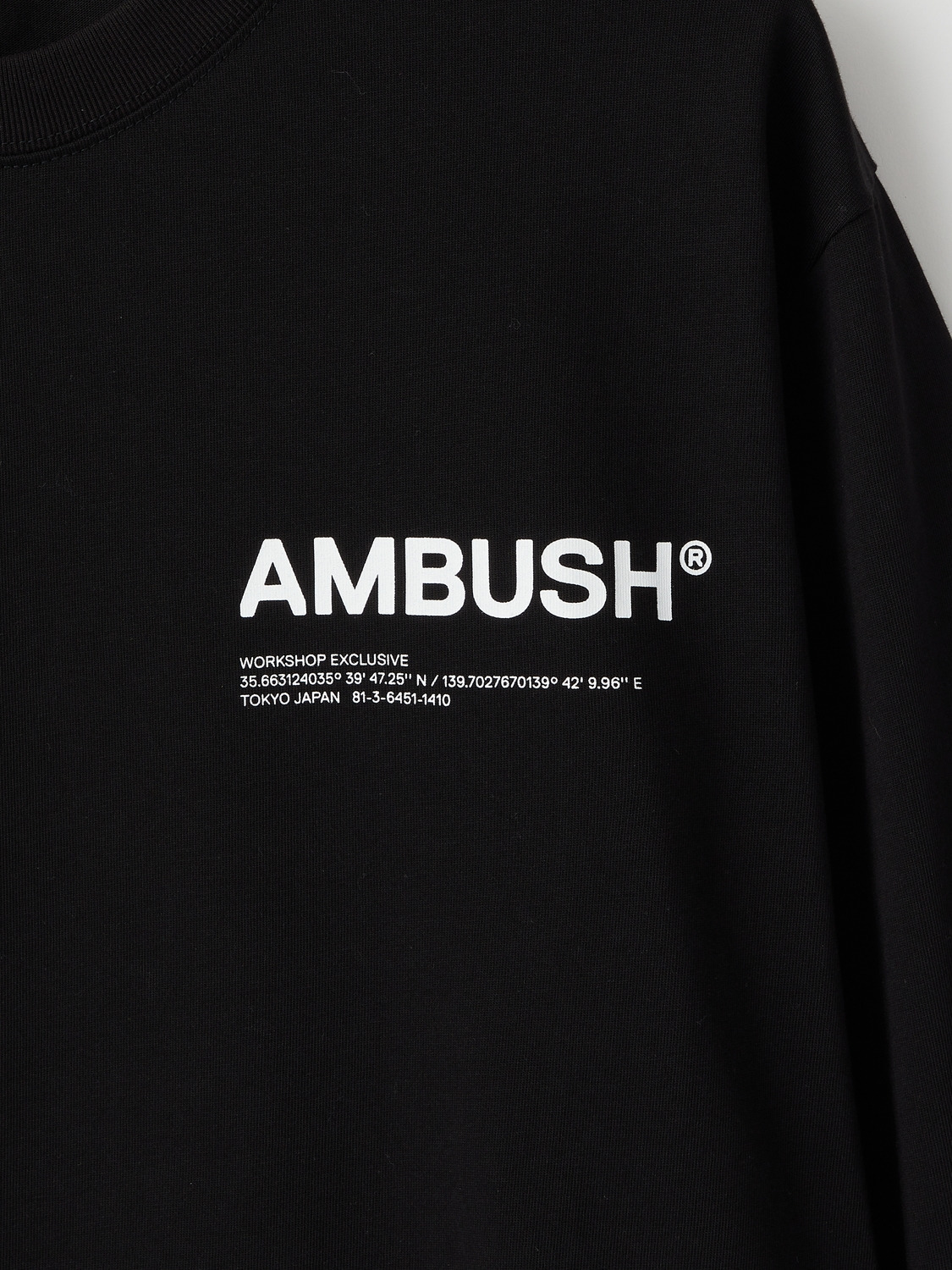 JERSEY WORKSHOP L/S T-SHIRT 詳細画像 Black 3