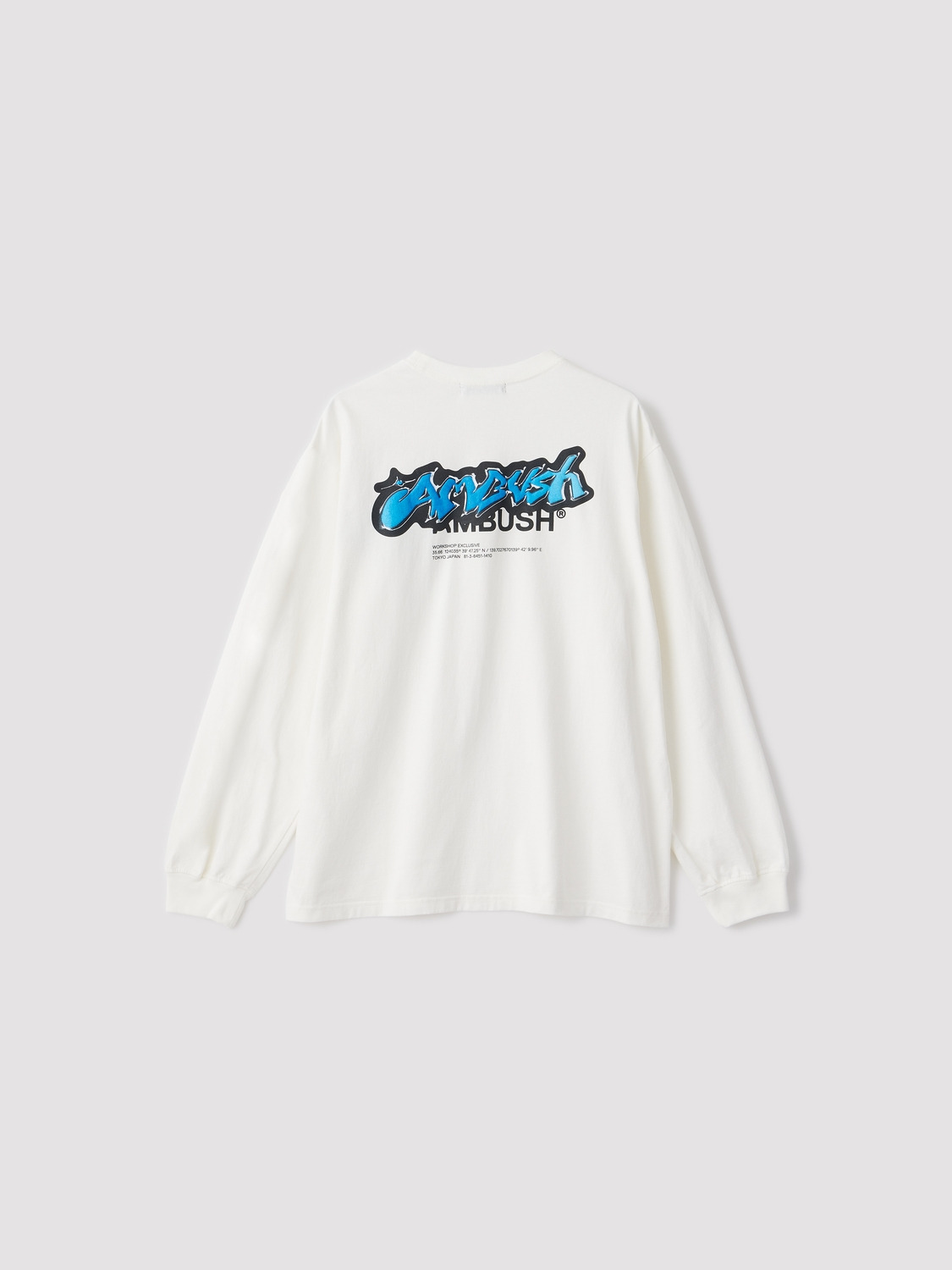 STICKER LOGO L/S T-SHIRT 詳細画像 White 2