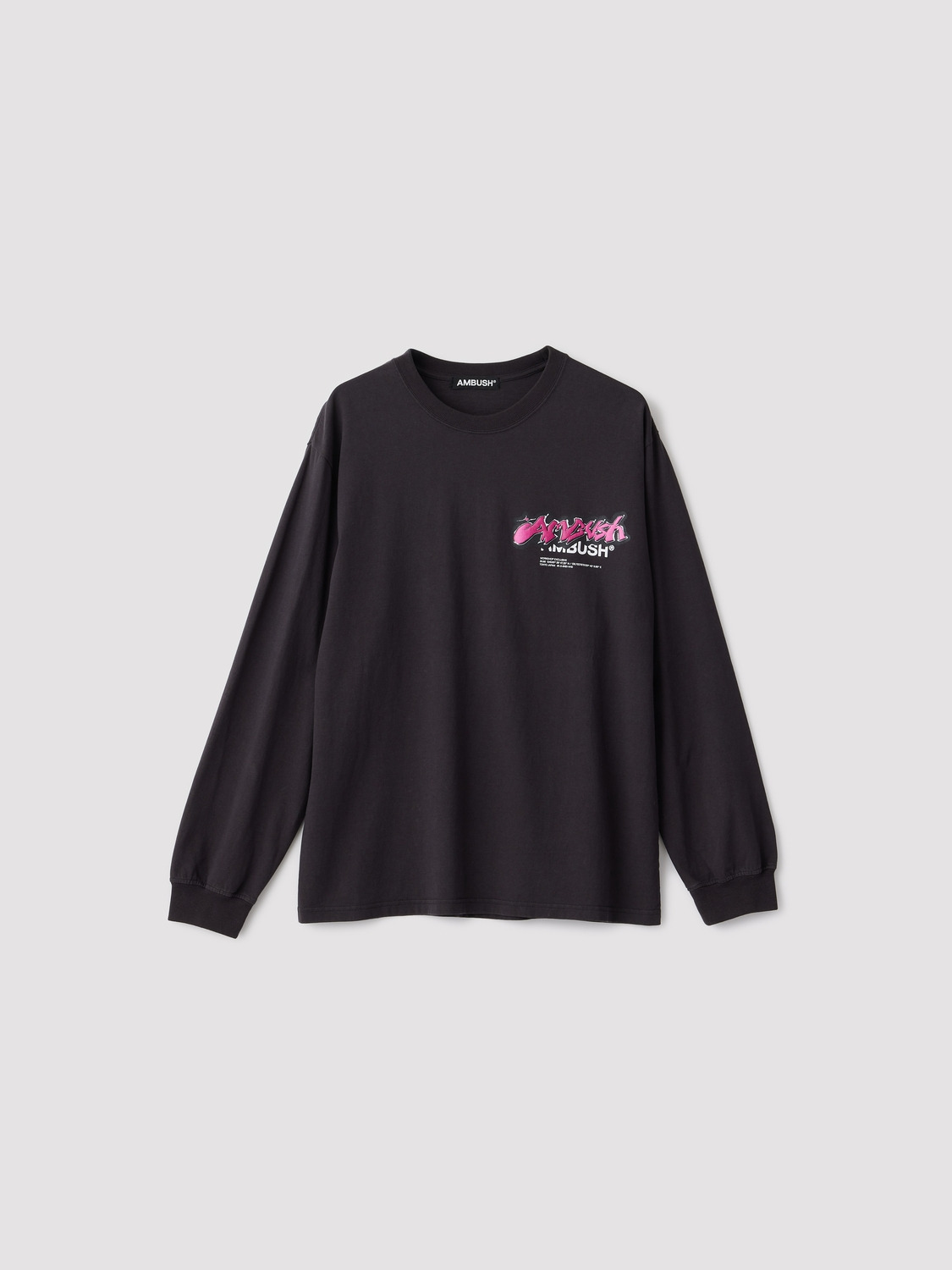 STICKER LOGO L/S T-SHIRT 詳細画像 Black 1