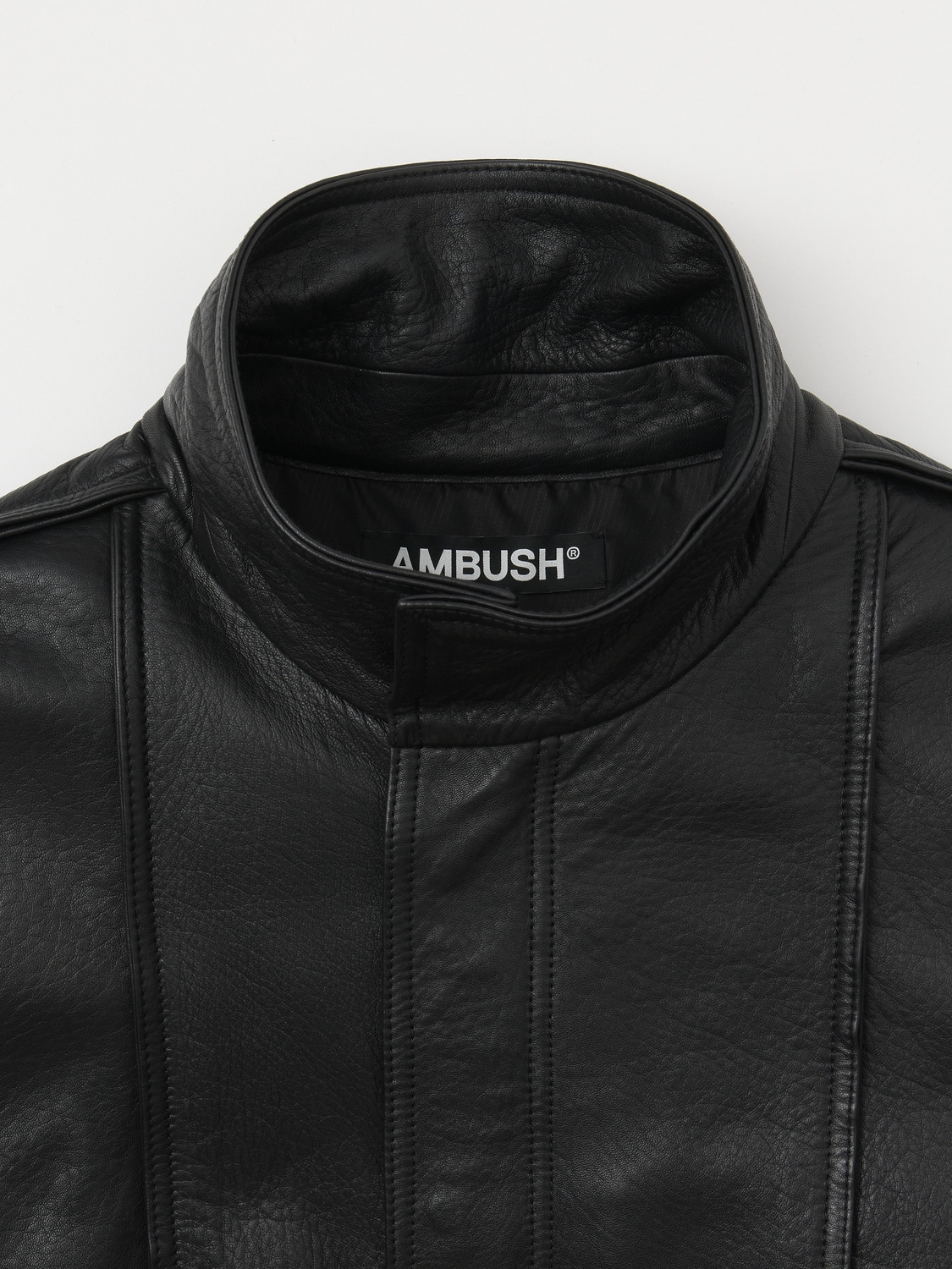 LEATHER BOMBER JACKET 詳細画像 Black 3