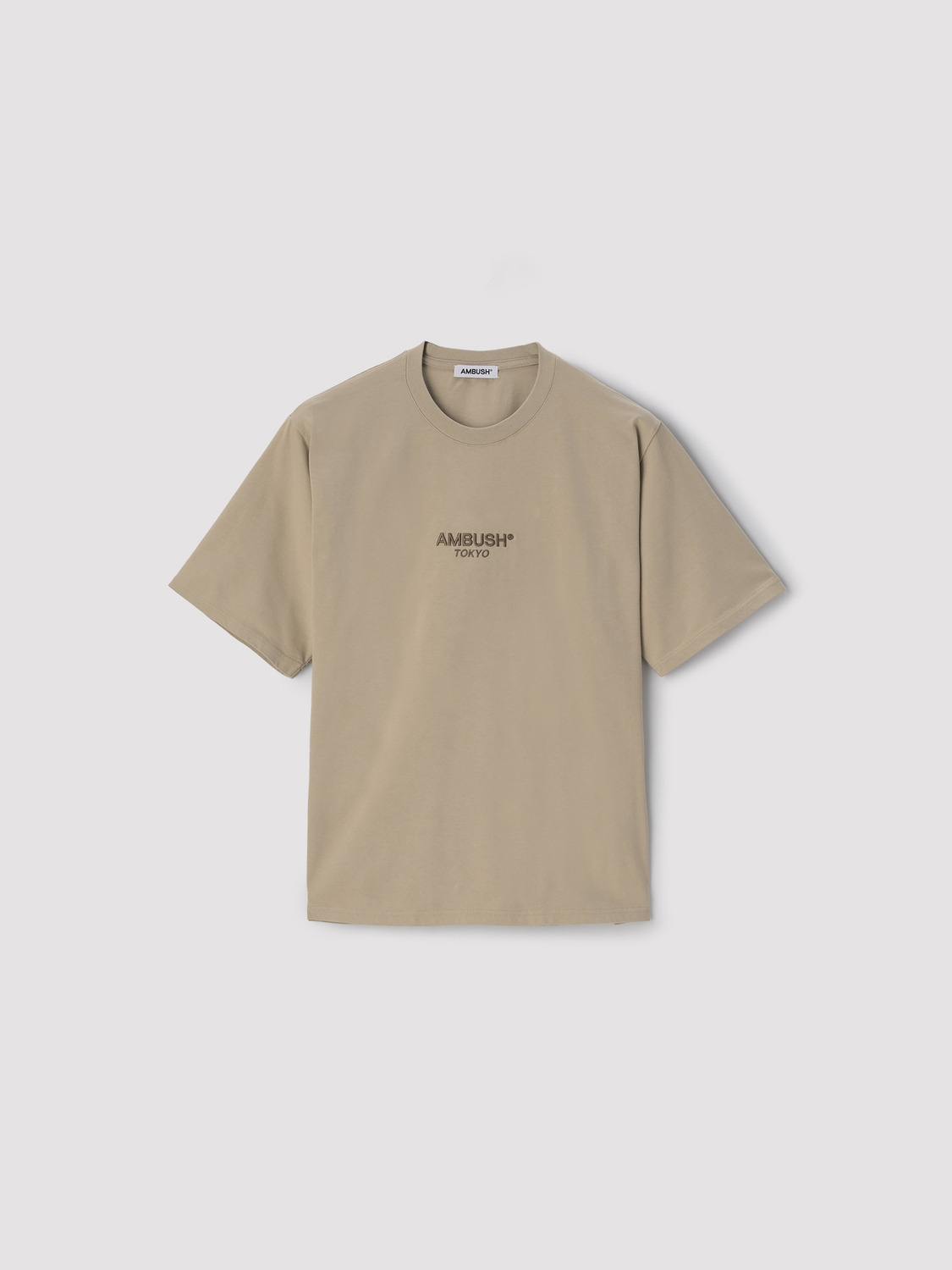 EMBROIDERY CENTER LOGO T-SHIRT 詳細画像 Beige 1