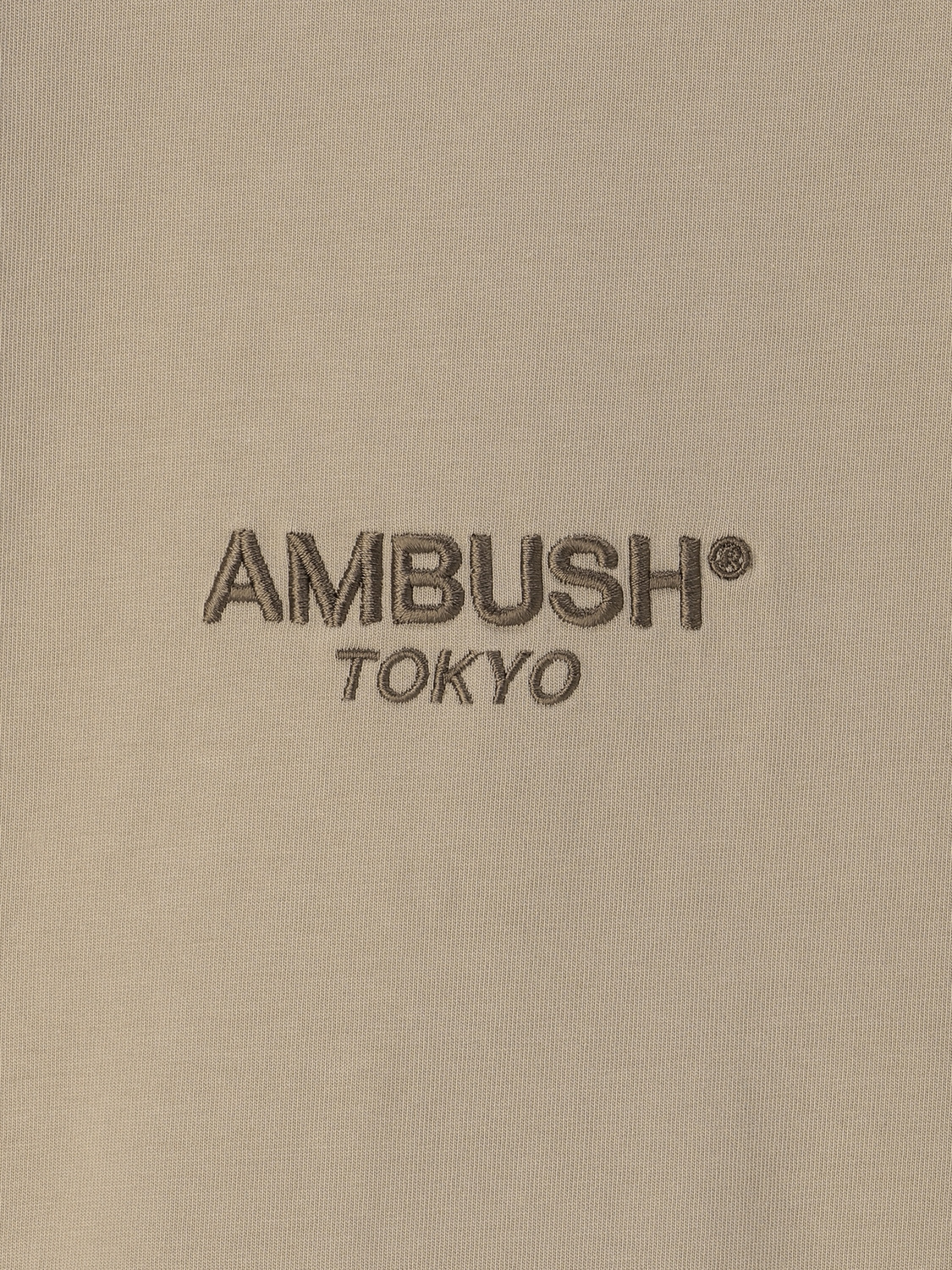 EMBROIDERY CENTER LOGO T-SHIRT 詳細画像 Beige 3