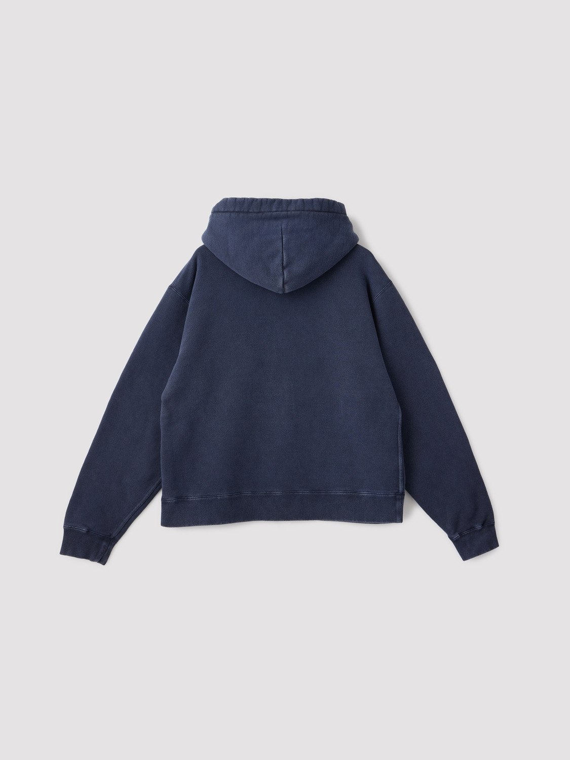 GARMENT DYE STICKER LOGO ZIP HOODIE 詳細画像 Navy 2