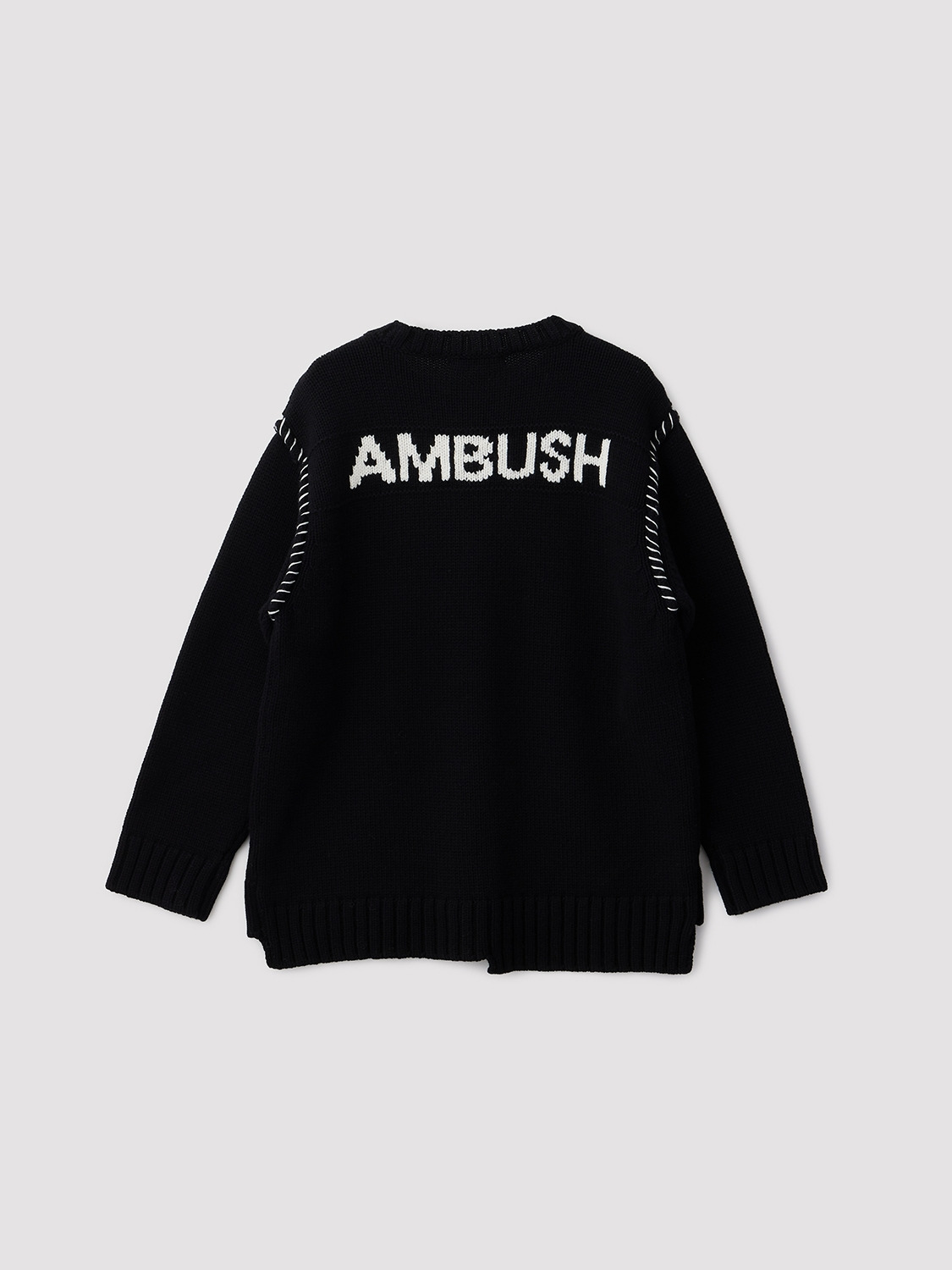 BACK LOGO STITCH CREWNECK 詳細画像 Black 1