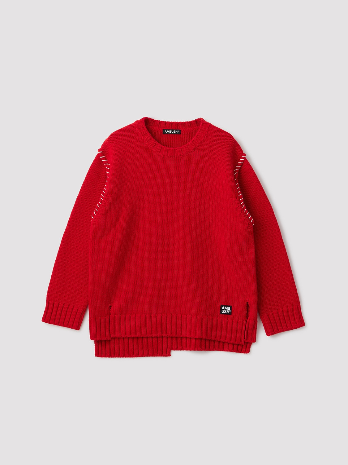 BACK LOGO STITCH CREWNECK 詳細画像 Red 2