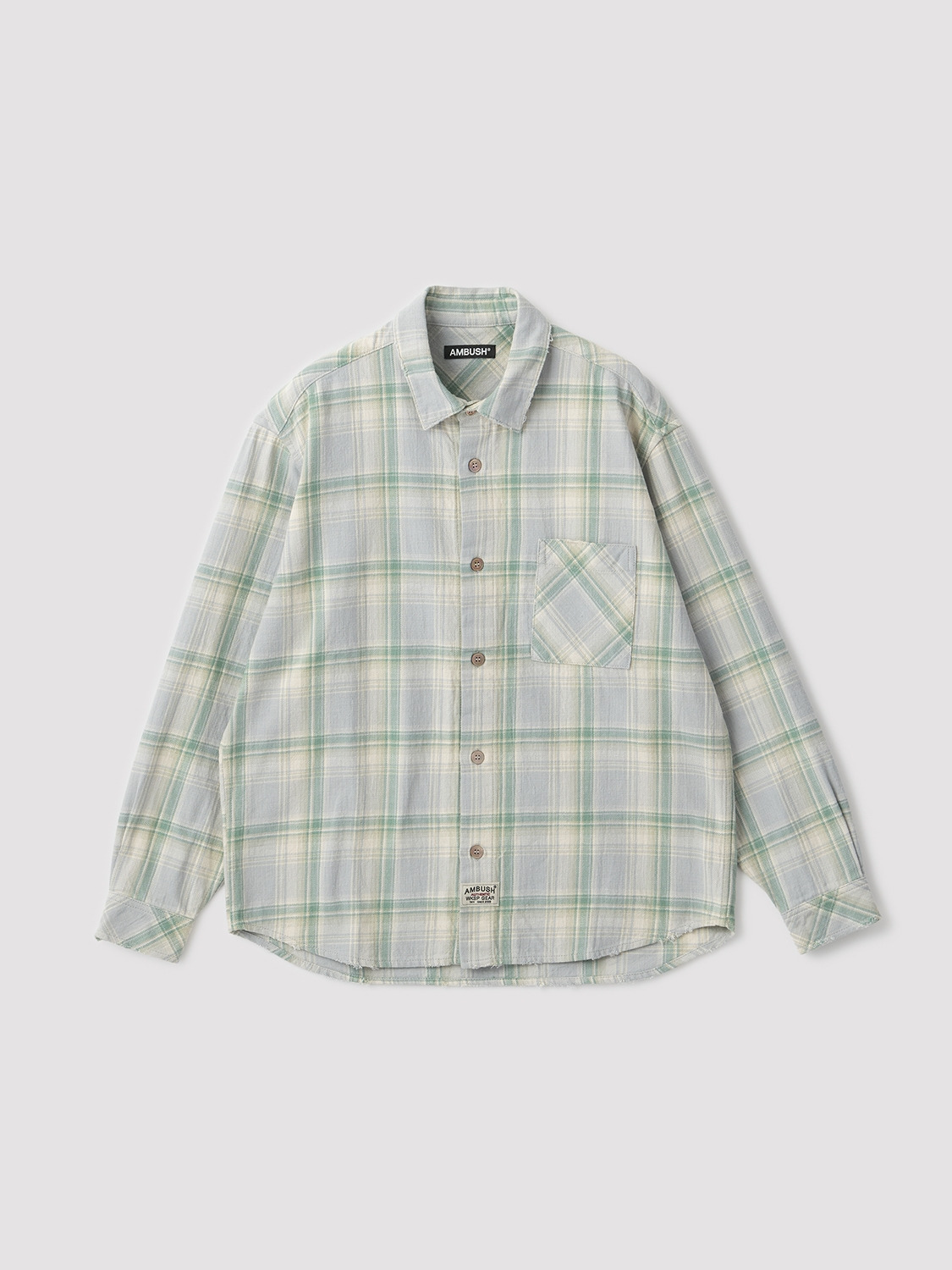 DAMAGED CHECK SHIRT 詳細画像 Mint 1