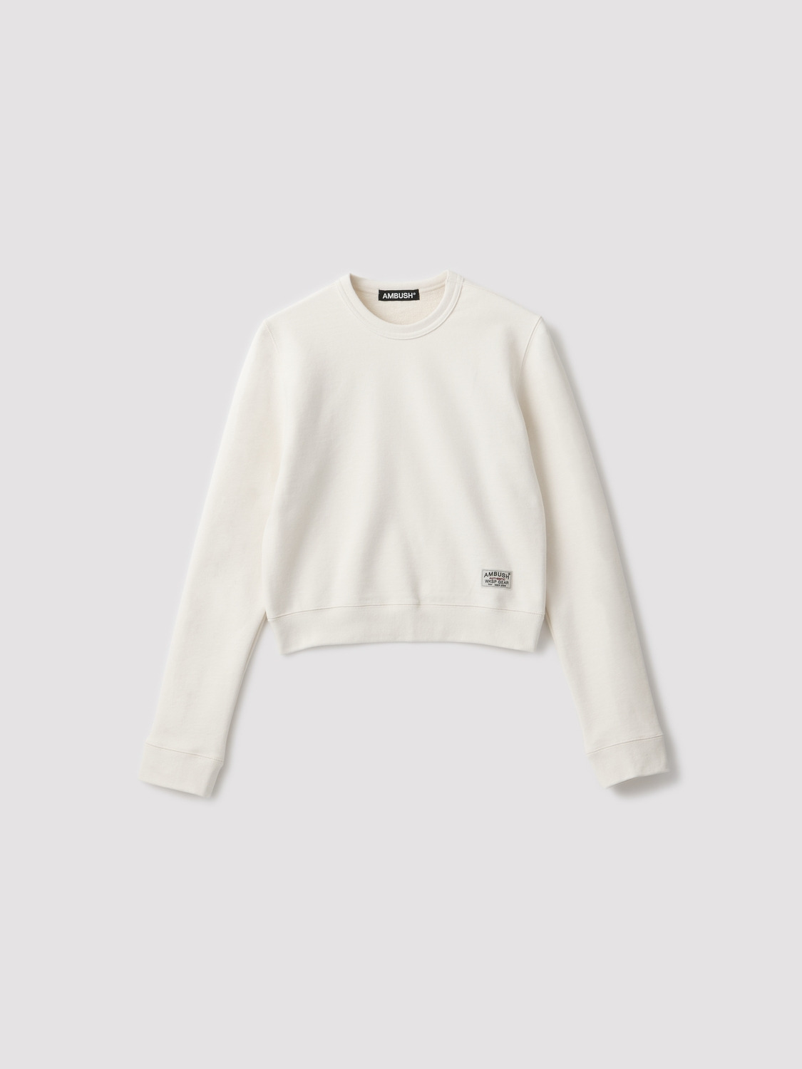 FITTED CREWNECK SWEATSHIRT 詳細画像 O.white 1
