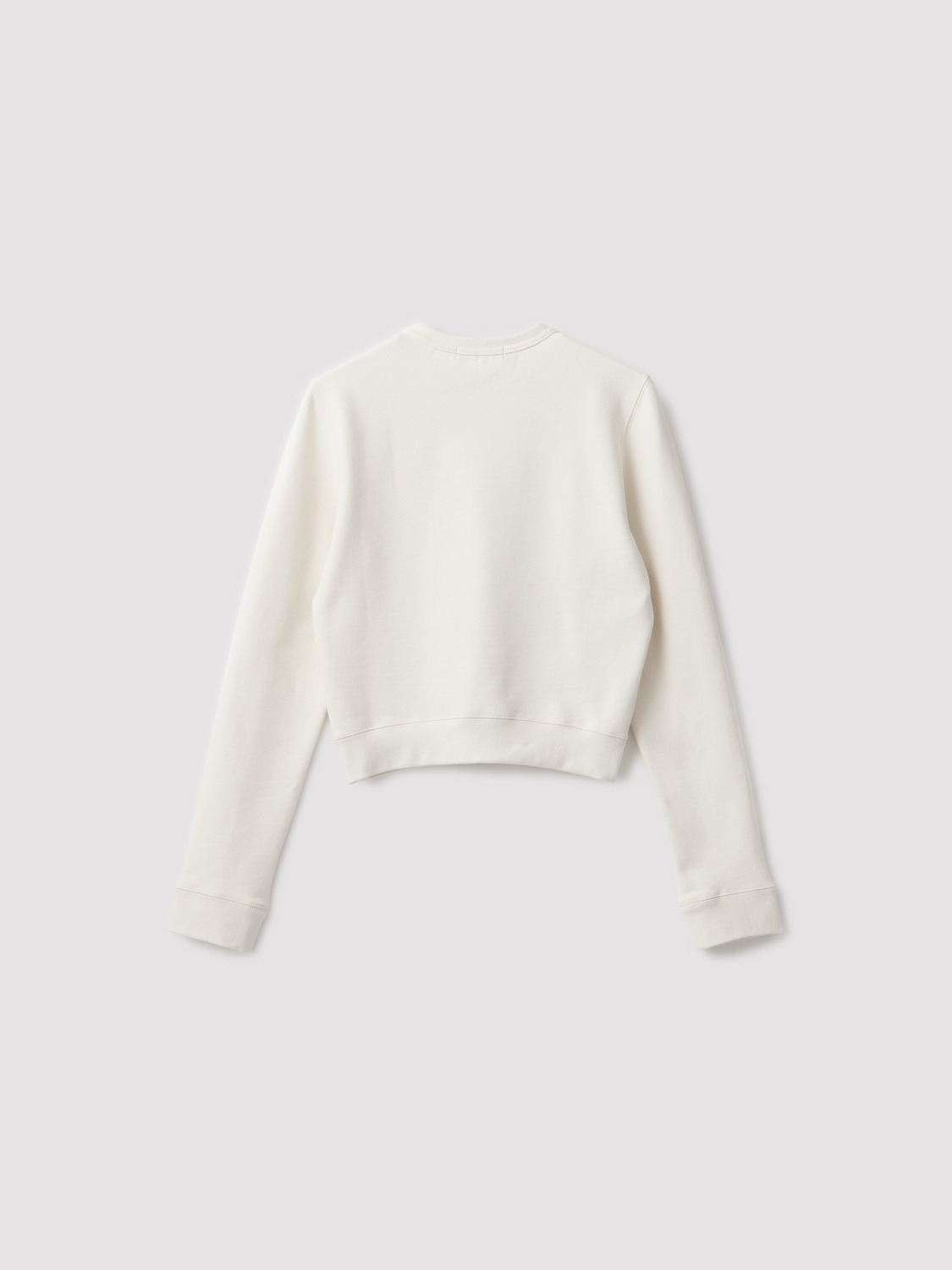 FITTED CREWNECK SWEATSHIRT 詳細画像 O.white 2
