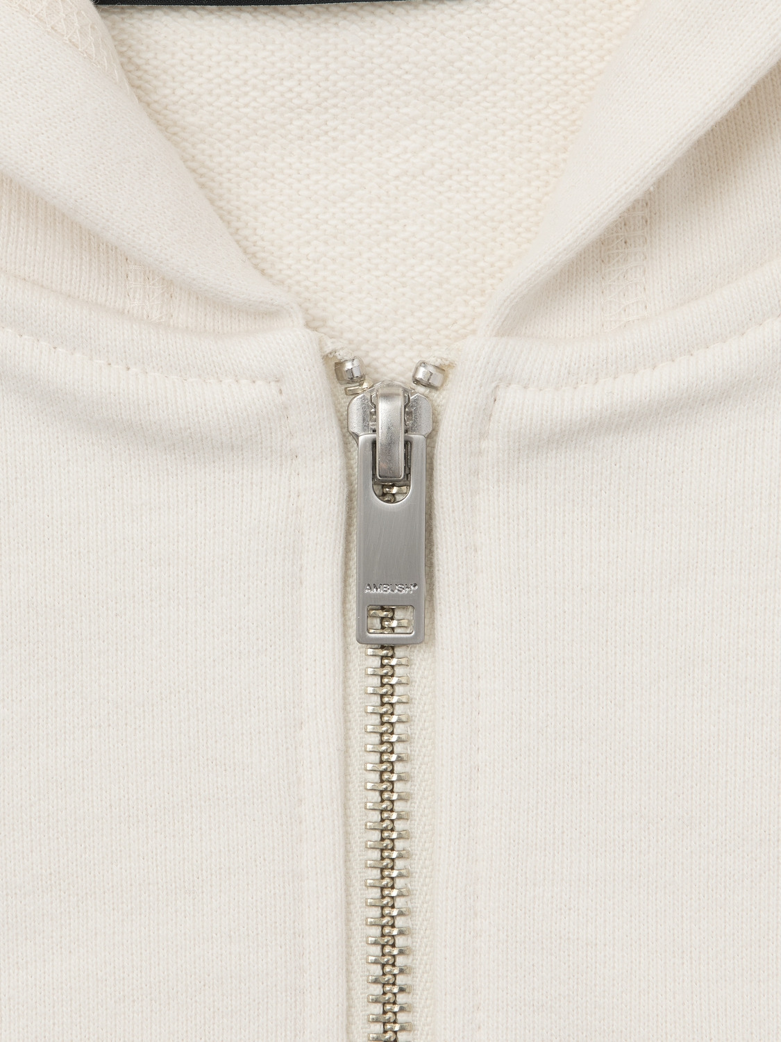 FITTED ZIP-UP HOODIE 詳細画像 O.white 4
