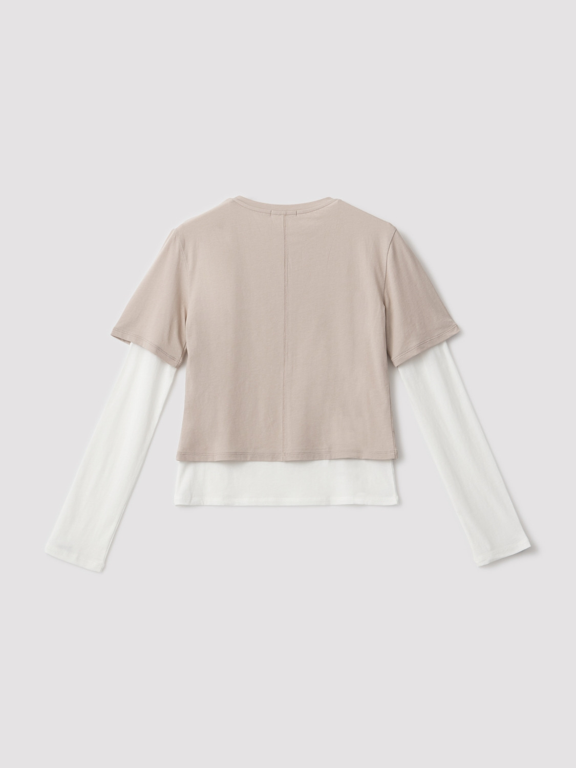 FITTED LAYERED L/S T-SHIRT 詳細画像 Beige 2